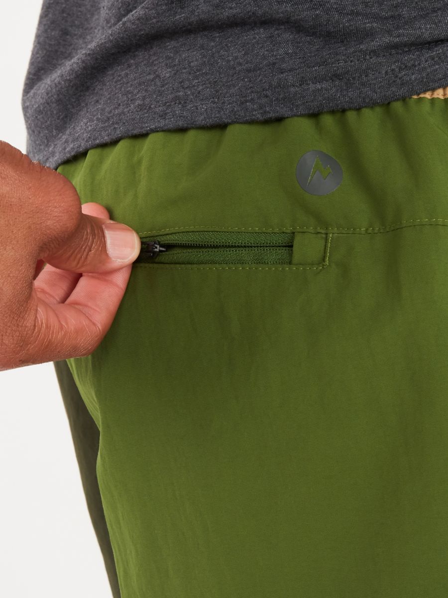 hand unzipping back pocket