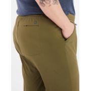 side of green drawstring pants with Marmot logo image number 3