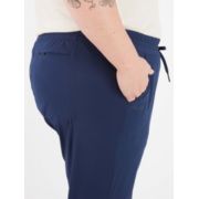 side of blue drawstring pants with Marmot logo image number 3