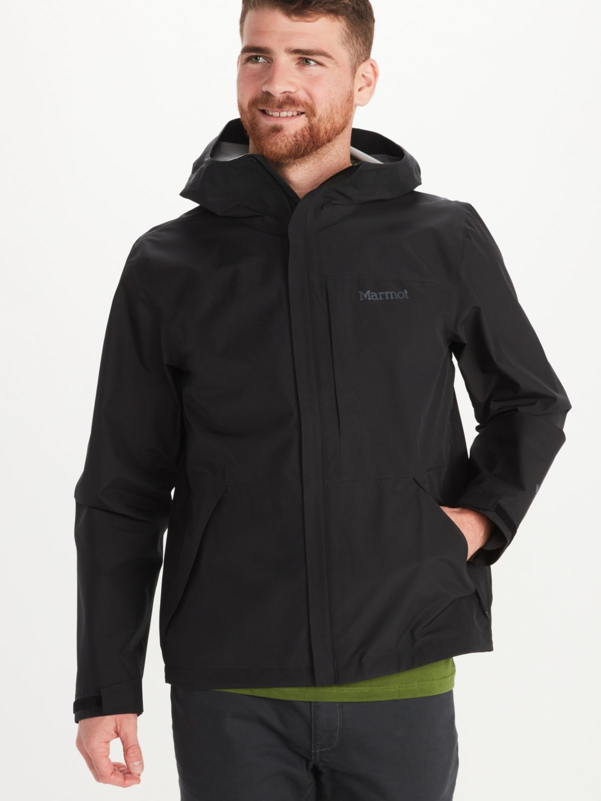 man modeling shell jacket