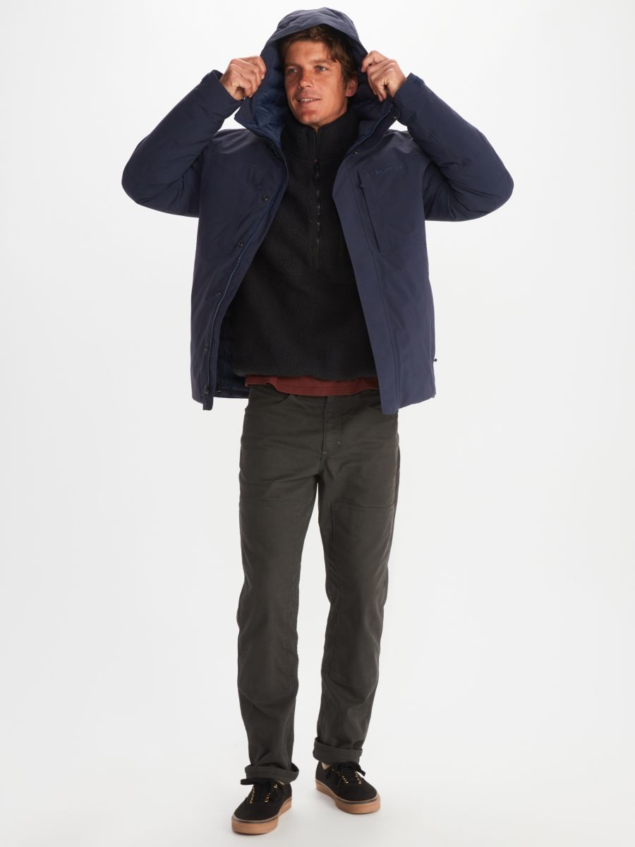 Man in hooded coat