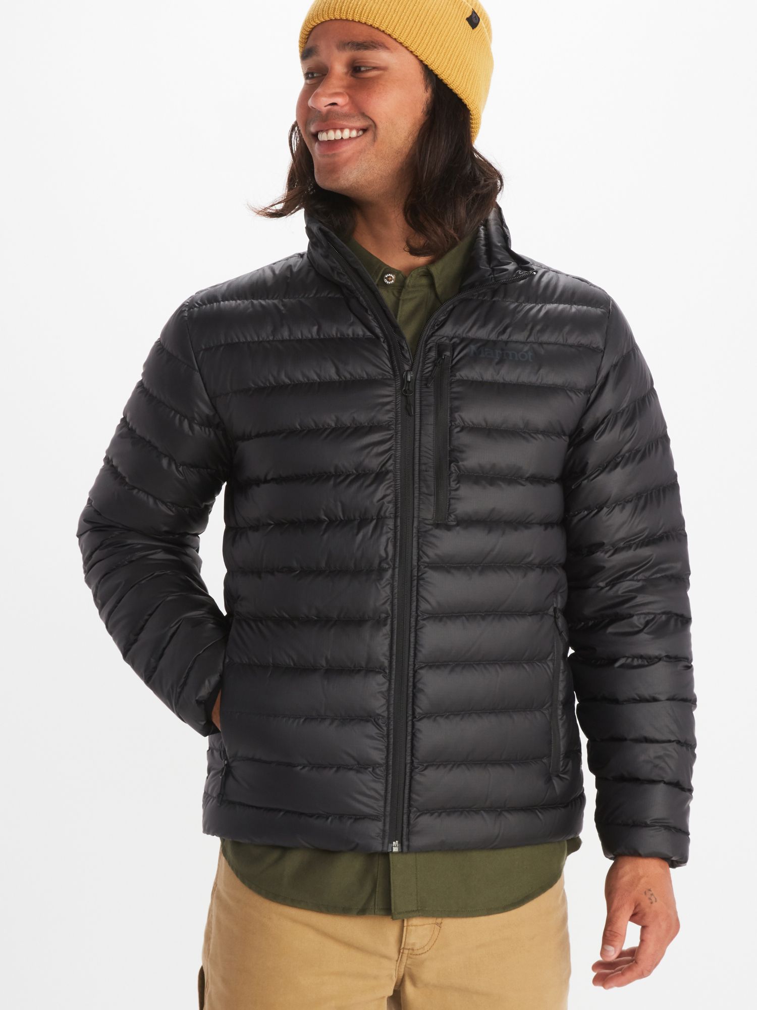 Washing marmot down store jacket