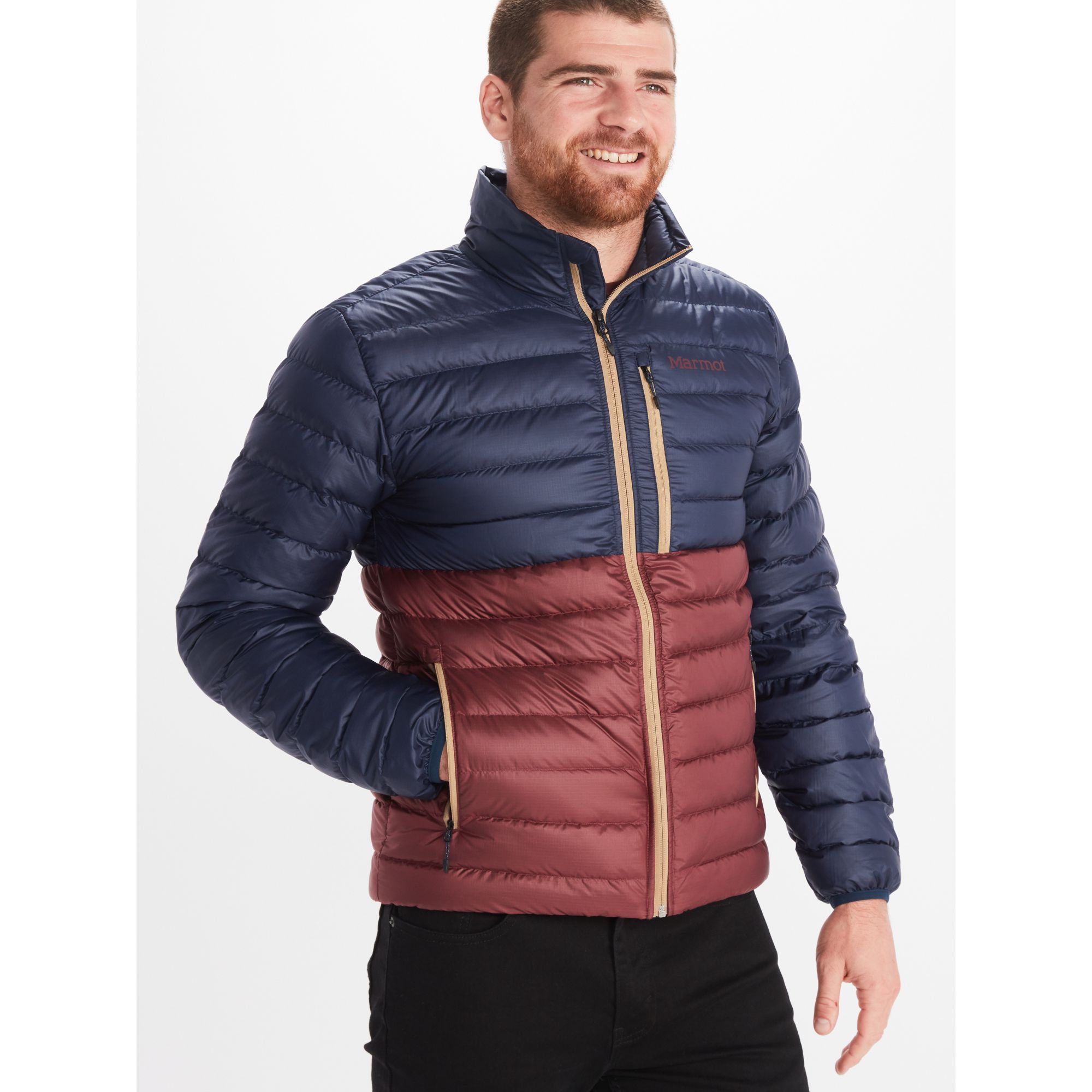 Marmot Men's Highlander Jacket in Arctic Navy/Port Royal