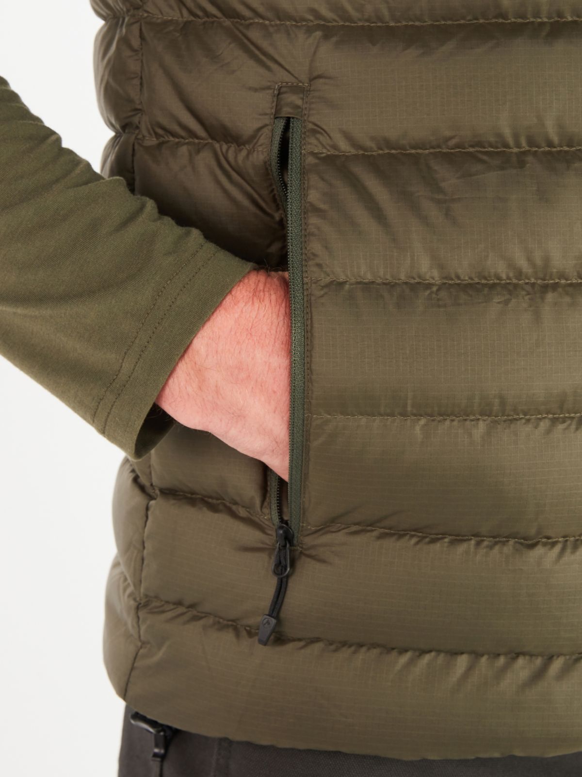 hand in pocket