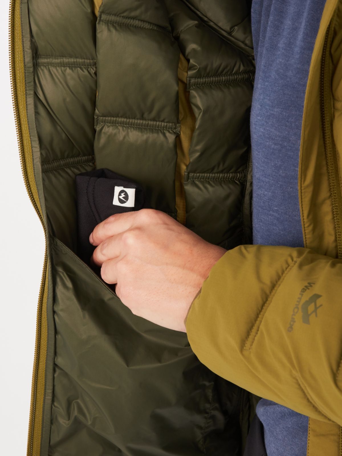 featherless down jacket
