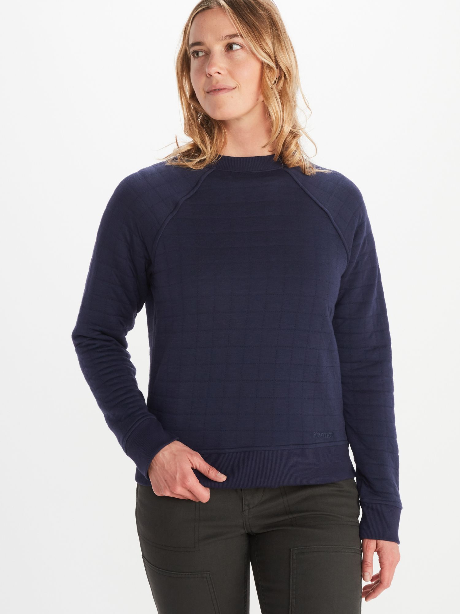 Womens navy outlet crew neck jumper