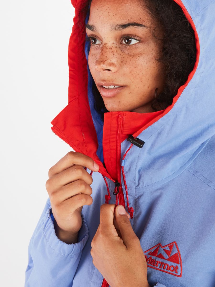 Weatherproof jacket with hood