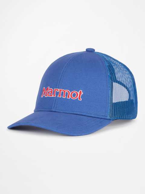 baseball hat with marmot logo