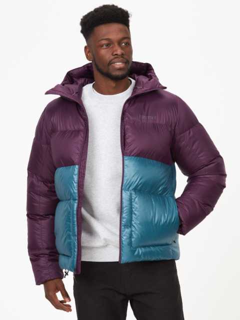 Marmot men's guides down sales hooded jacket