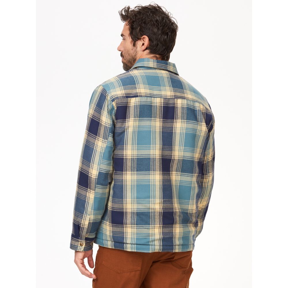 Men’s Ridgefield Heavyweight Sherpa-Lined Flannel Shirt Jacket