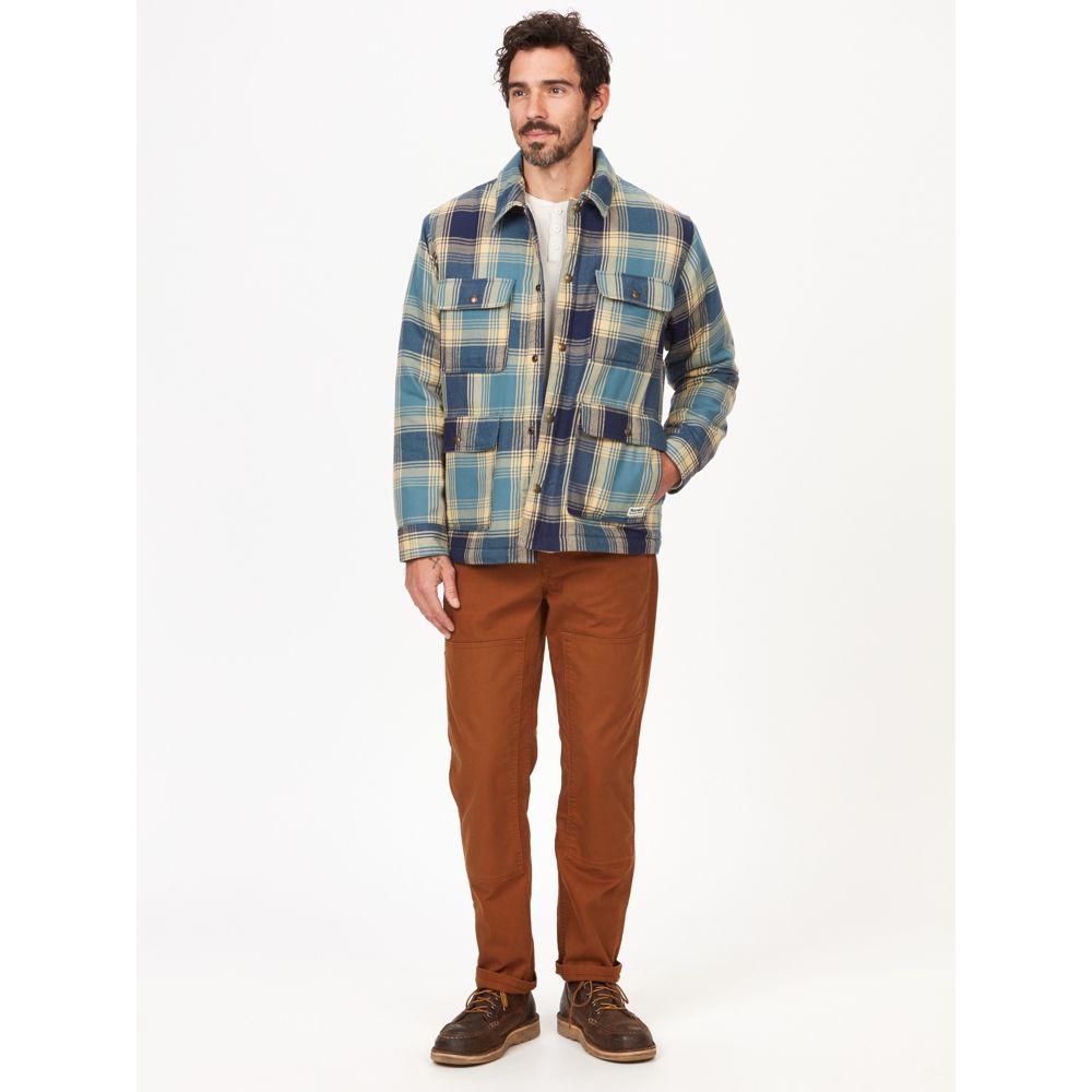 Men’s Ridgefield Heavyweight Sherpa-Lined Flannel Shirt Jacket