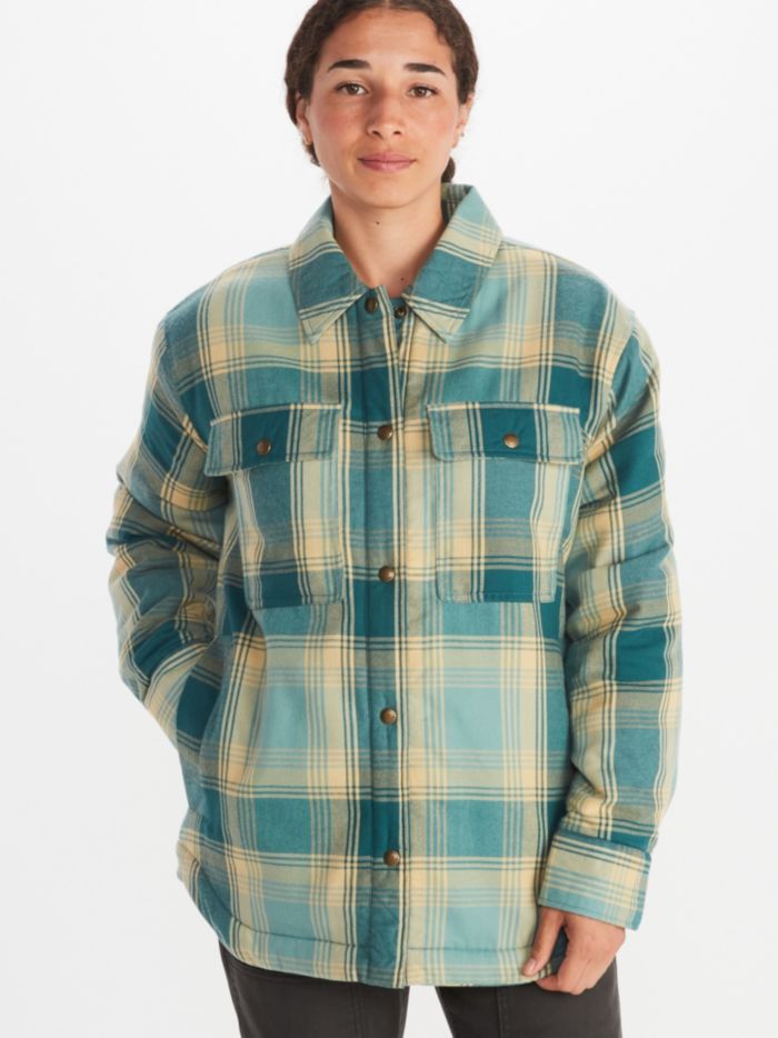 Women's Ridgefield Sherpa-Lined Flannel Jacket