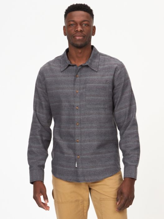 Men's Fairfax Novelty Heathered Lightweight Flannel Shirt