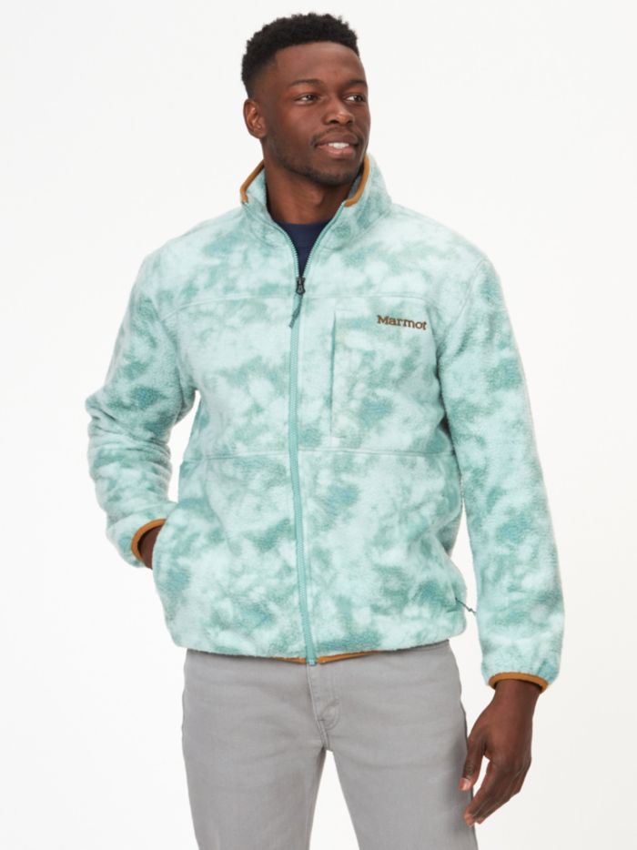 Men's Aros Printed Full-Zip Fleece Jacket