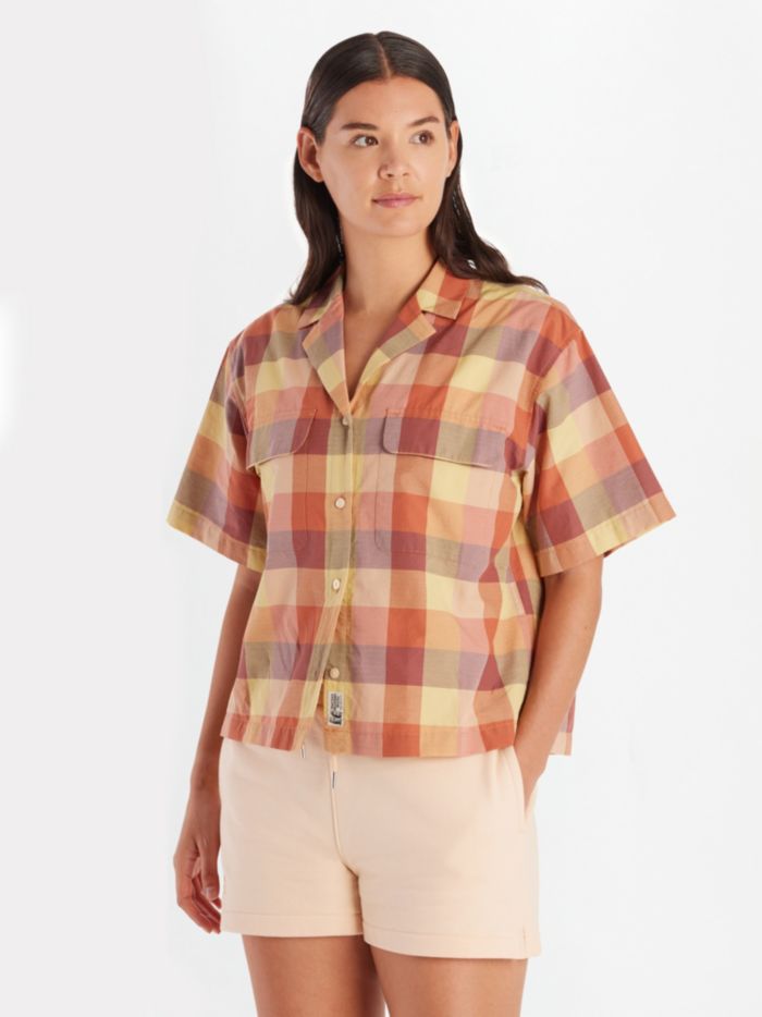 Women's Muir Camp Collar Novelty Short Sleeve Shirt