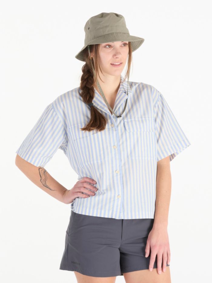 Women's Muir Camp Collar Novelty Short Sleeve Shirt