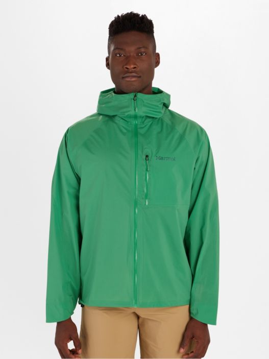 Green raincoat hot sale