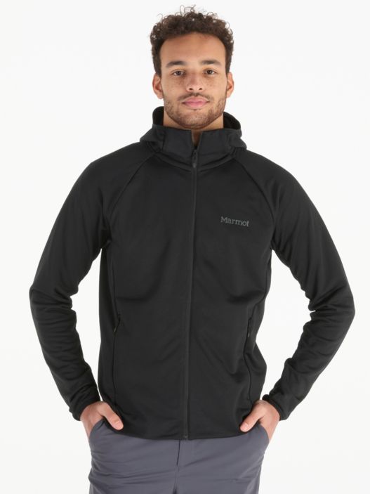 Marmot Stride Jacket - Men's-Slate Grey / Black-Medium, — Mens Clothing  Size: Medium, Chest/Body Size: 39 - 41 in, Center Back Length: 28 in,  Apparel Fit: Athletic — 785562233249