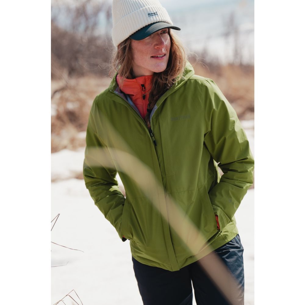 Women's minimalist waterproof outlet jacket