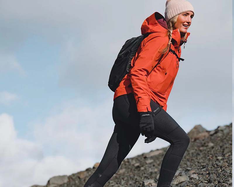 friends outdoor wearing assorted outdoor apparel